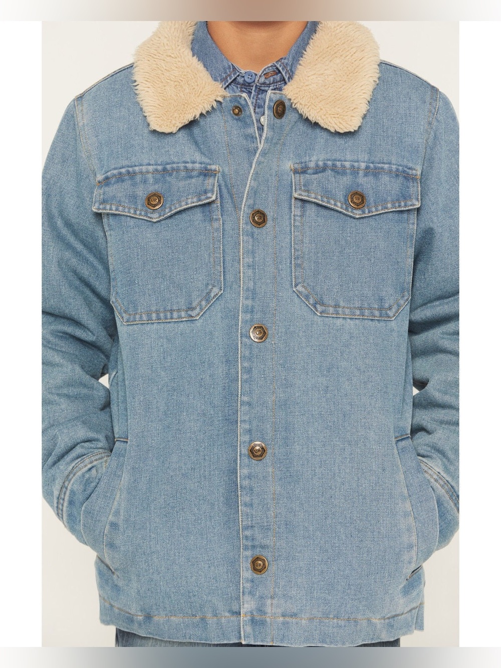 Sherpa Lined Denim Jacket